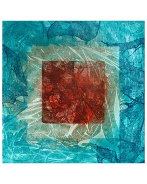 sylwia bajsert bęczkowska, burning inside, 2026, akryl na płótnie, 100x100 cm