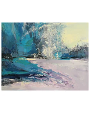 kinga wnuk moskalska, gorczaŃska wiosna, 100x70 cm olej, płótno (kopia)