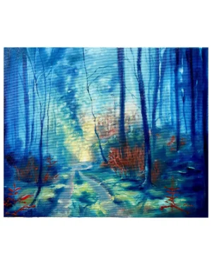 olga rasińska, ogrÓd, 50x40 cm, akryl, płótno (kopia)