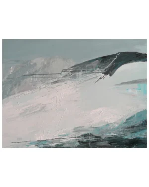 kinga wnuk moskalska, nartostrada w szaroŚciach. pilsko, 60x80 cm olej, płótno