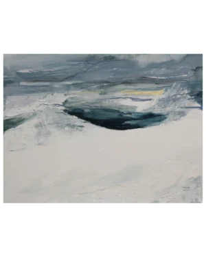 kinga wnuk moskalska, z kasprowego. zima, 60x80 cm olej, płótno