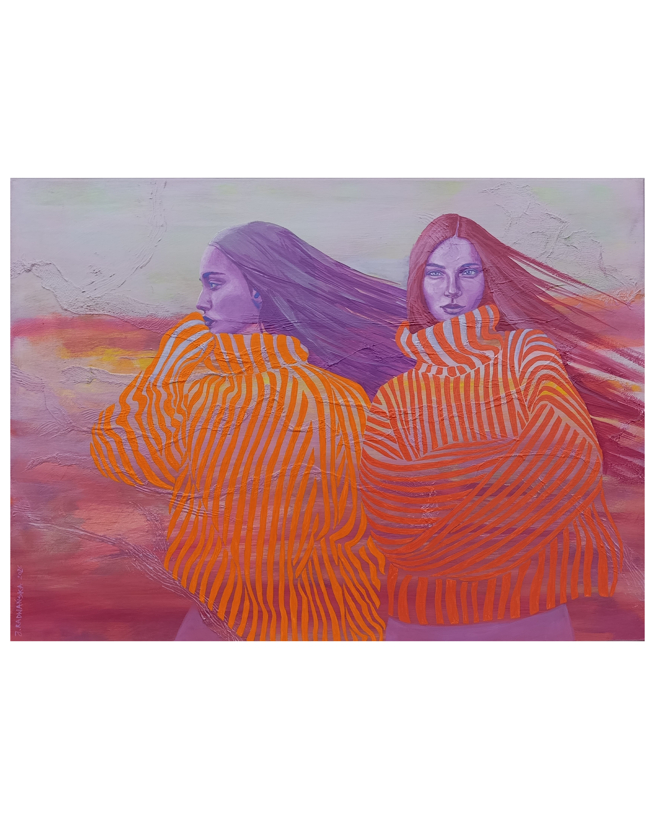 joanna radwańska, czuję, że muszę tam iść 55x75 cm akryl, płótno joanna radwańska, czuję, że muszę tam iść 55x75 cm akryl, płótno